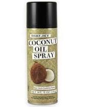 coconut oil spray