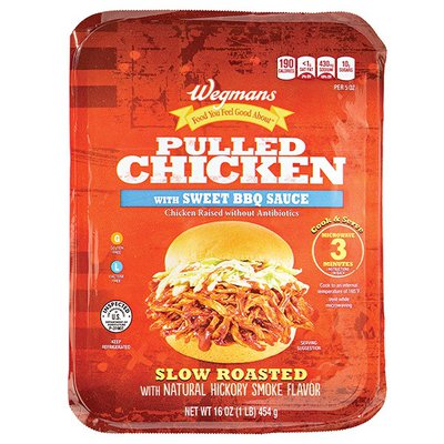 wegmans plled chicken bbq