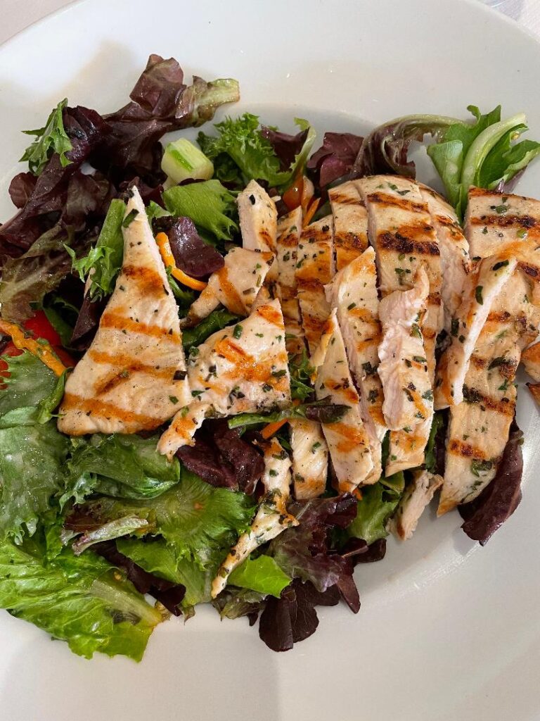 Grilled chicken salad